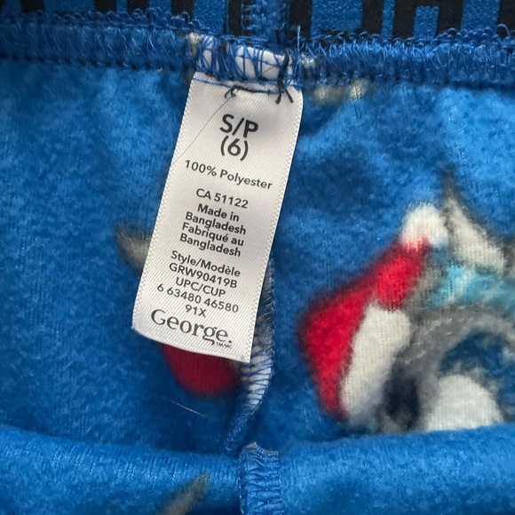 Childrens George pajama pants size 6 - Picture 2 of 2